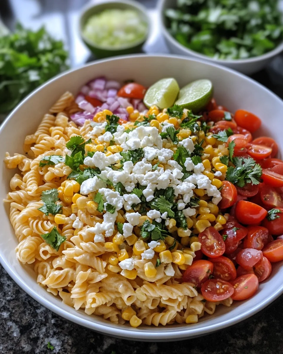 Mexican Street Corn Pasta Salad