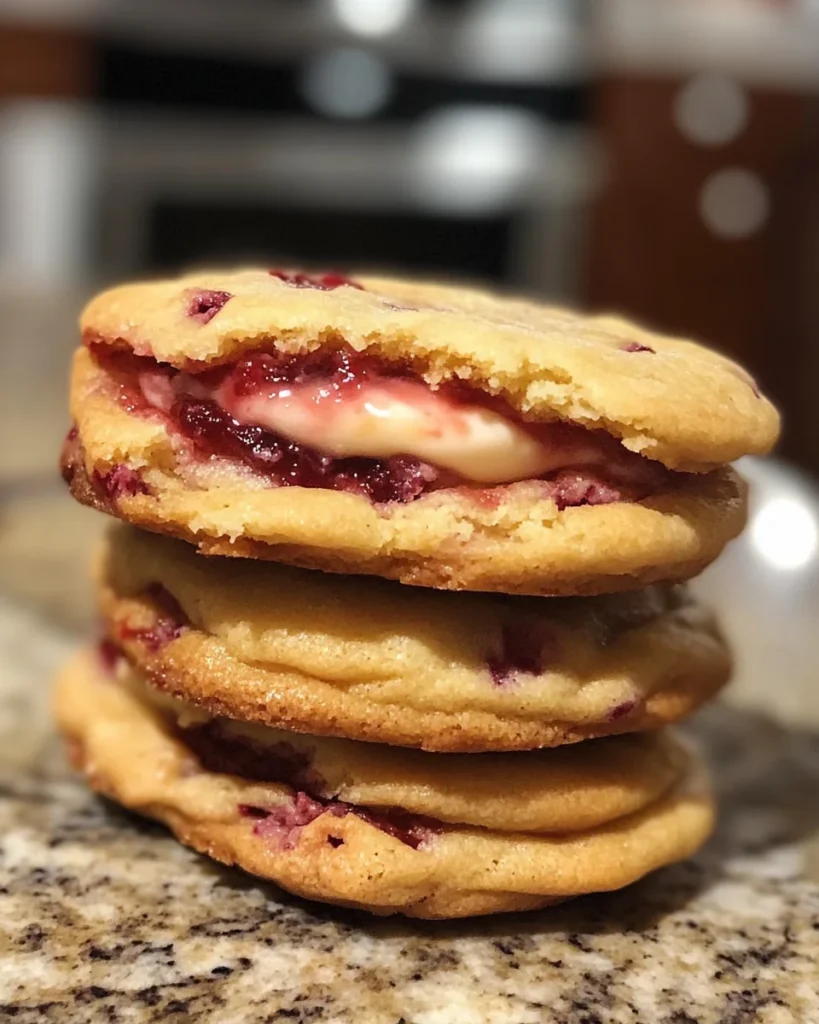 Strawberry Cheesecake Cookies