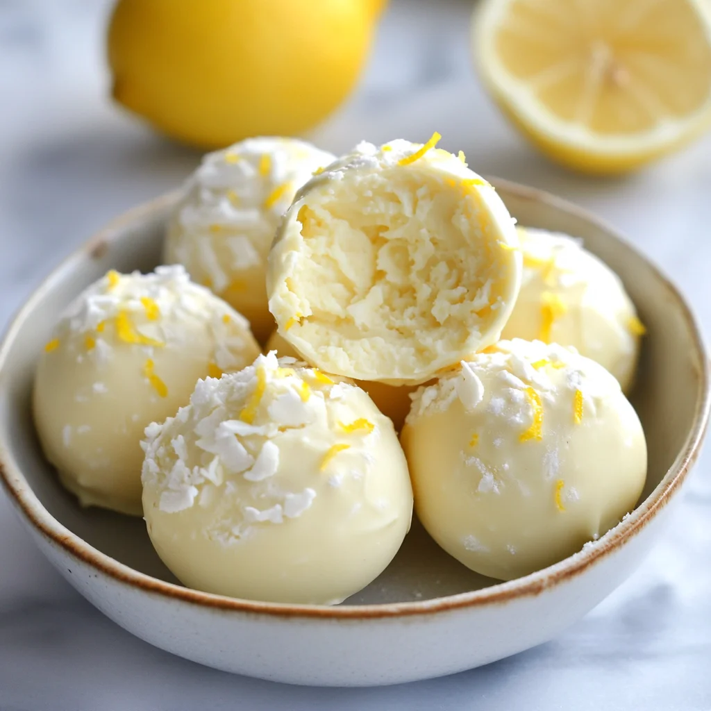 Lemon Truffles