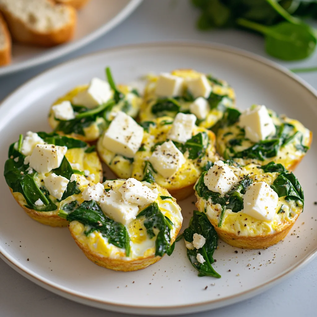 Spinach & Feta Egg Muffins