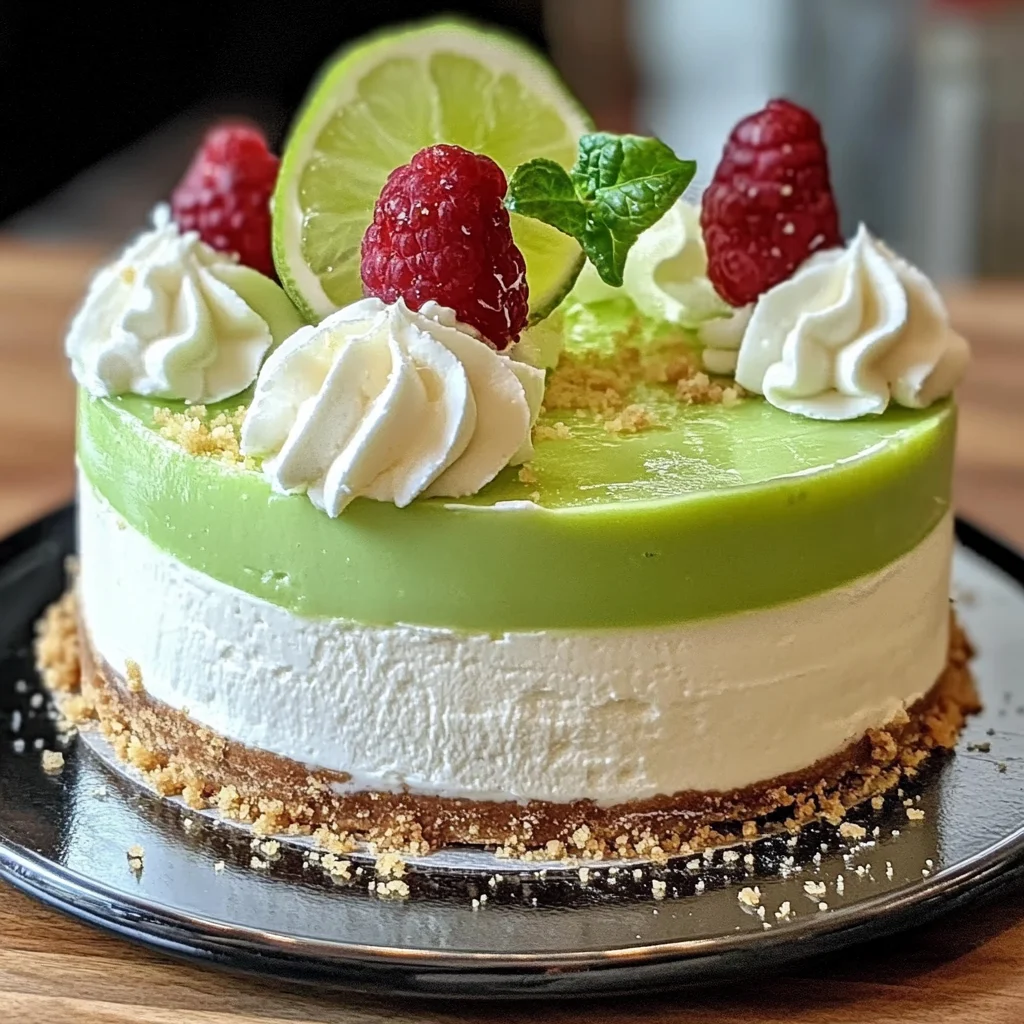 Lime Mousse Cheesecake