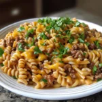 Cheesy Sloppy Cheeseburger Pasta