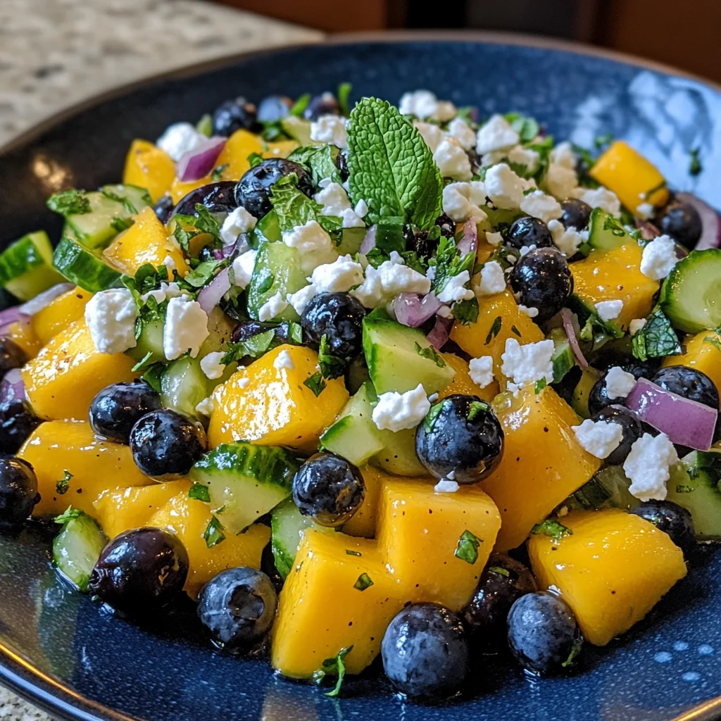 Blueberry Mango Salad Twist