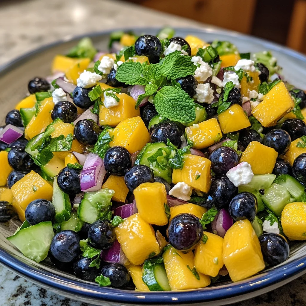 Blueberry Mango Salad Twist