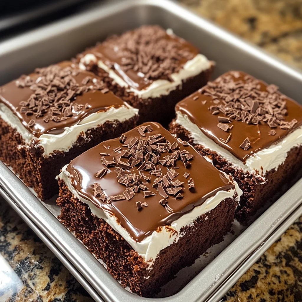 Brownie Refrigerator Cake