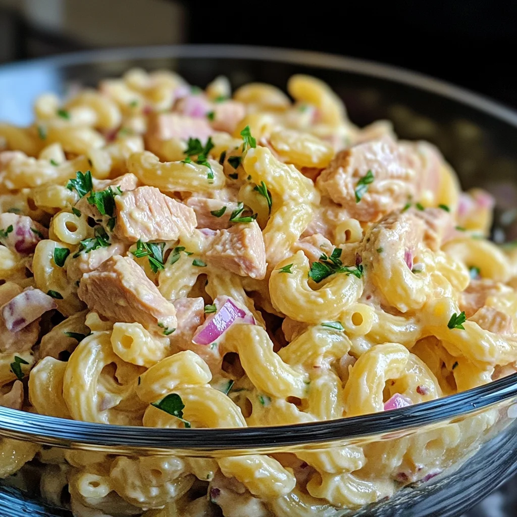 Creamy Tuna Macaroni Salad