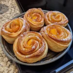 Peach Pie Cruffins
