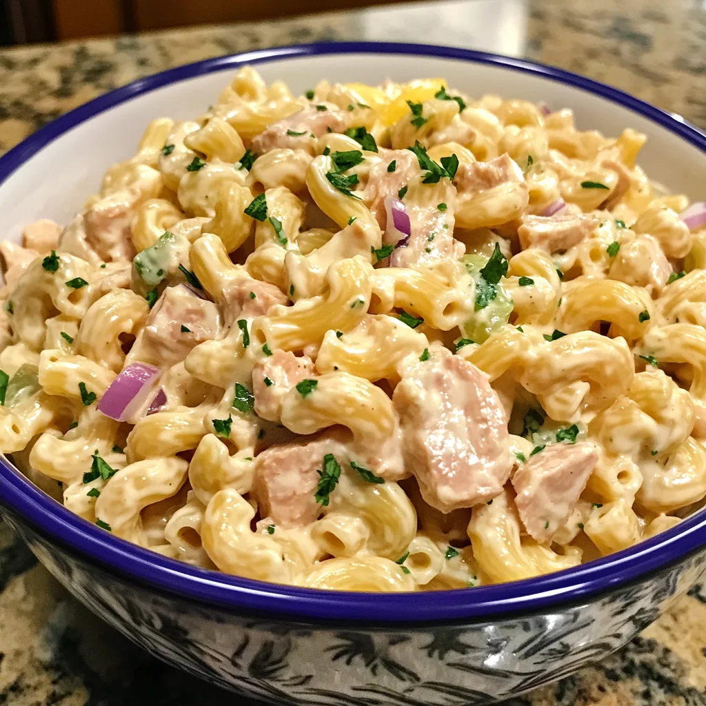 Creamy Tuna Macaroni Salad