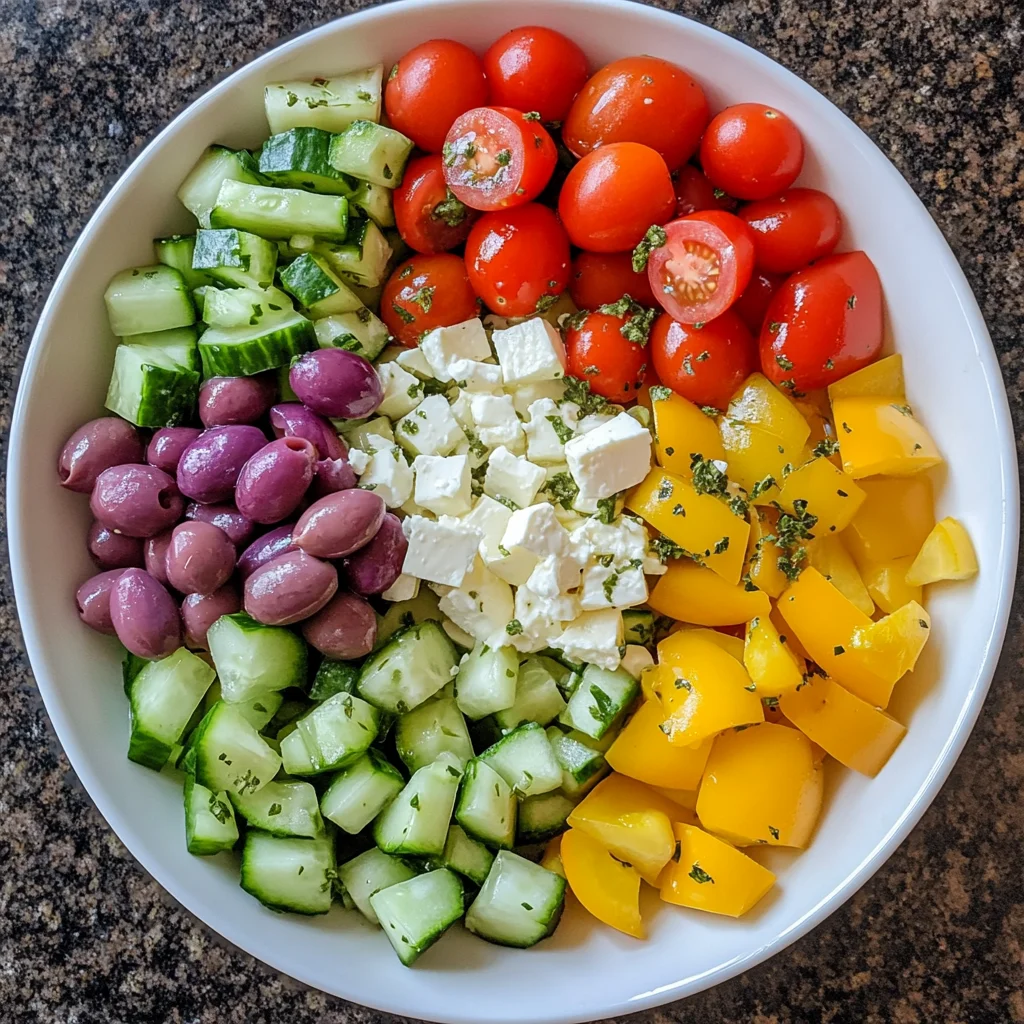 Creamy Greek-Style Chopped Salad