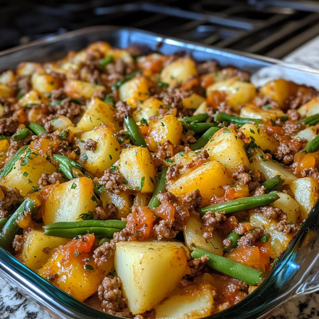 Hobo Casserole with Ground Beef