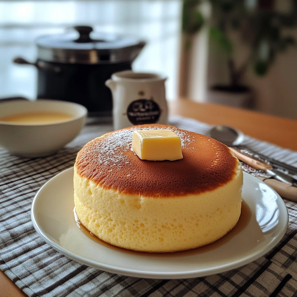 Traditional Fluffy Japanese Souffle Pancakes