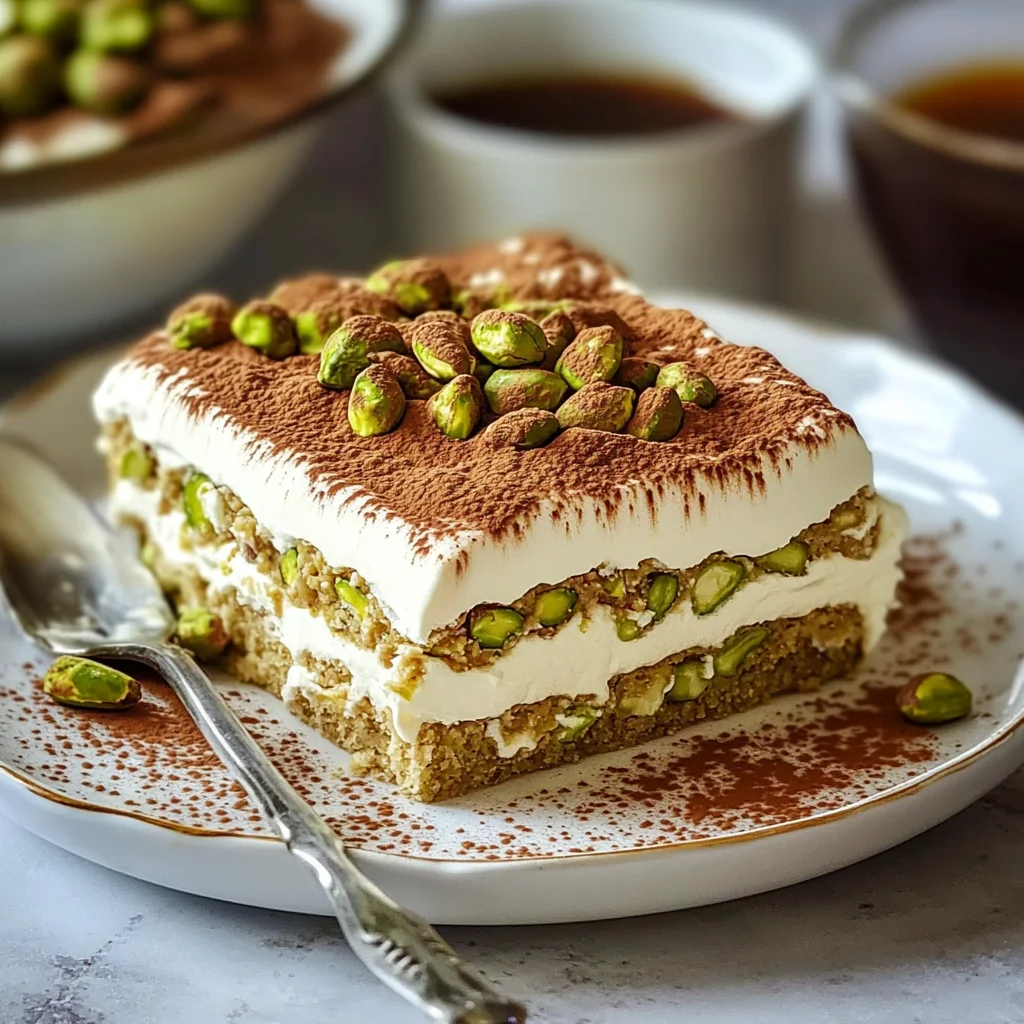 Pistachio Tiramisu