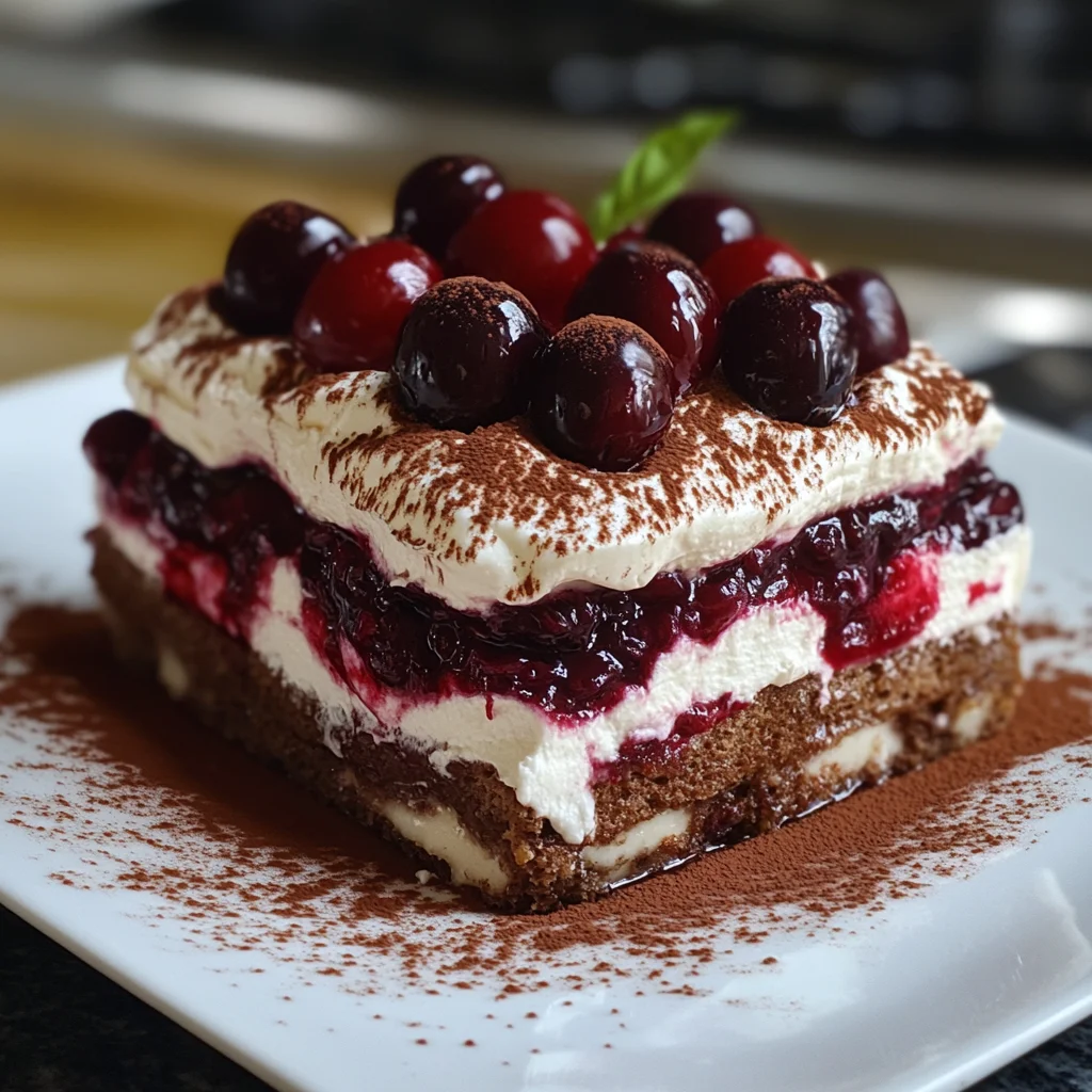 Black Forest Tiramisu