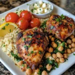 Greek Chicken and Lemon Rice