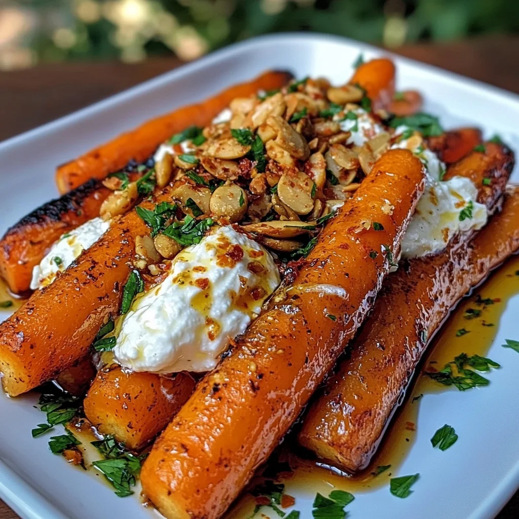 Roasted Carrots with Whipped Ricotta
