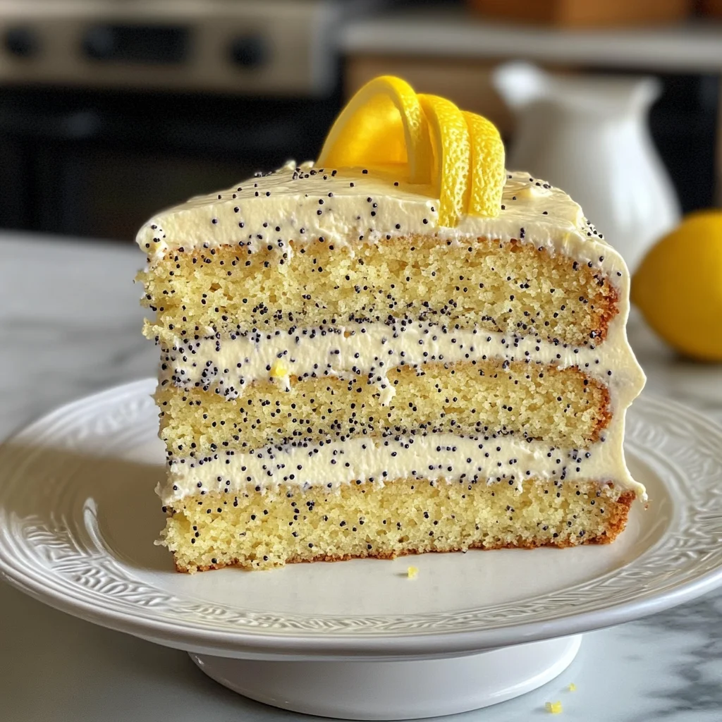 Homemade Lemon Poppy Seed Cake