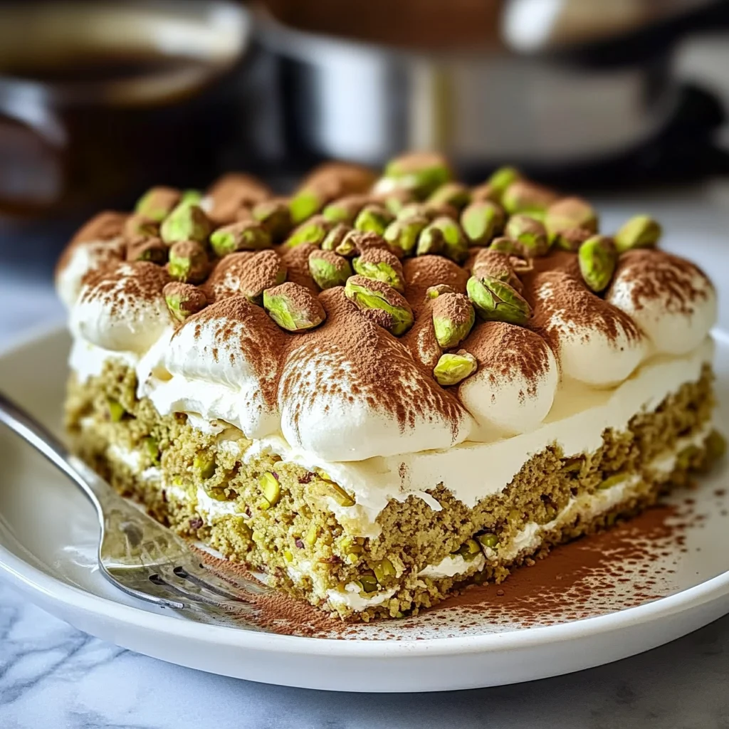Pistachio Tiramisu