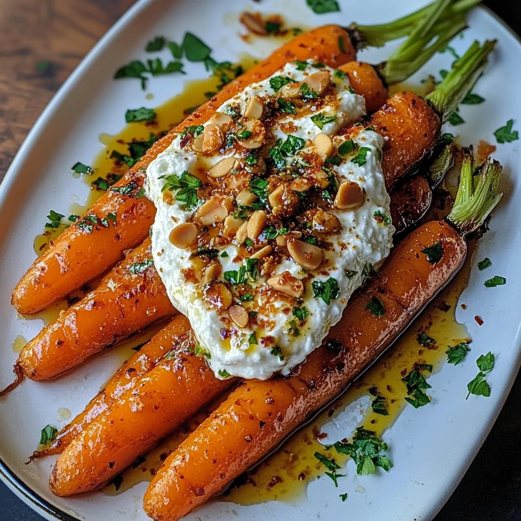 Roasted Carrots with Whipped Ricotta