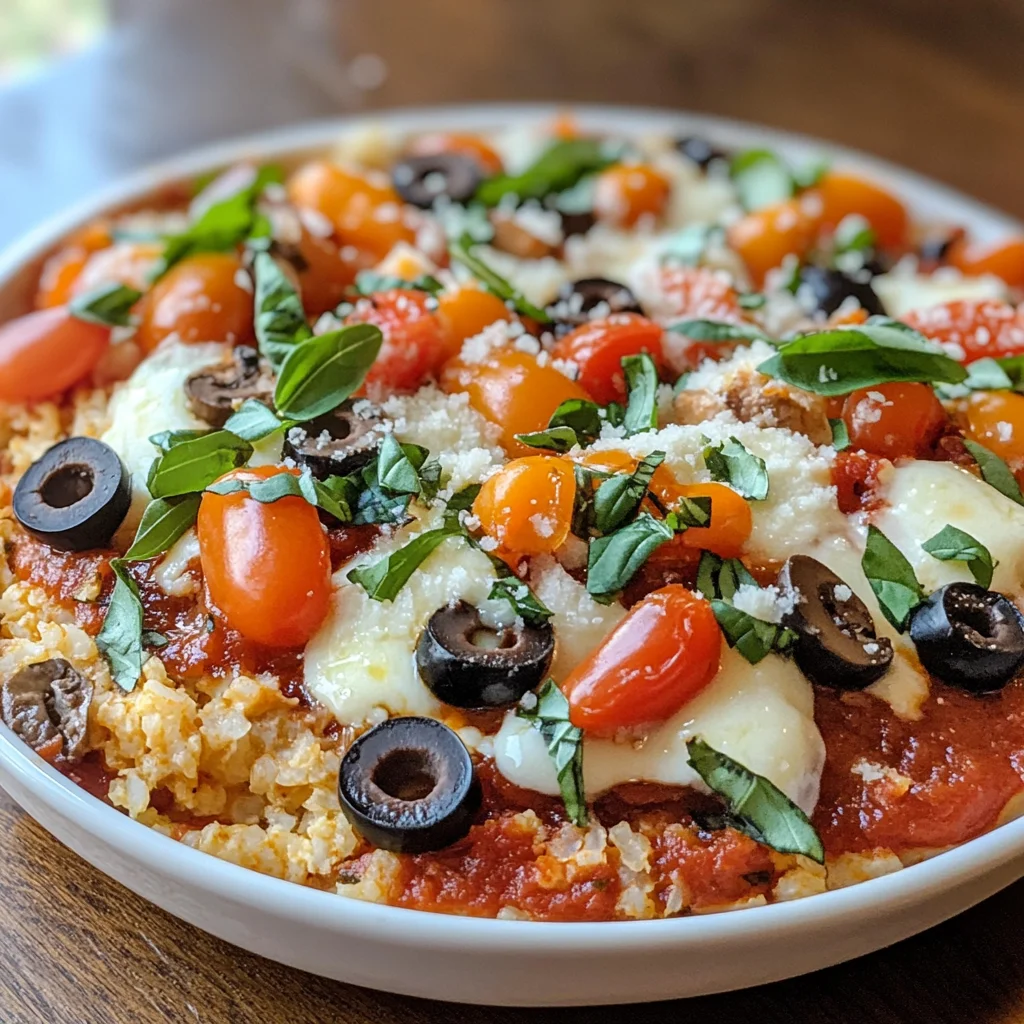 Crustless Pizza Bowl