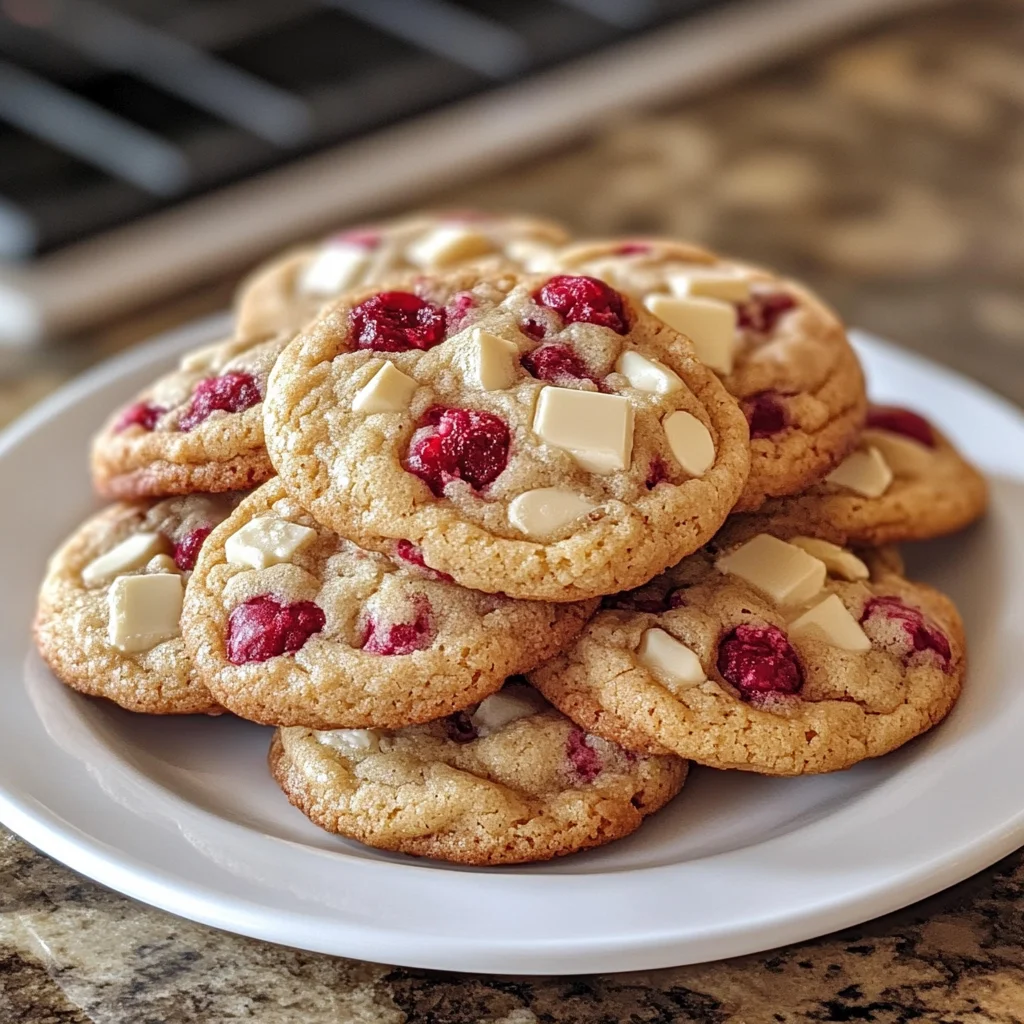 Gooey Raspberry White Chocolate Cookies for Sweet Delights