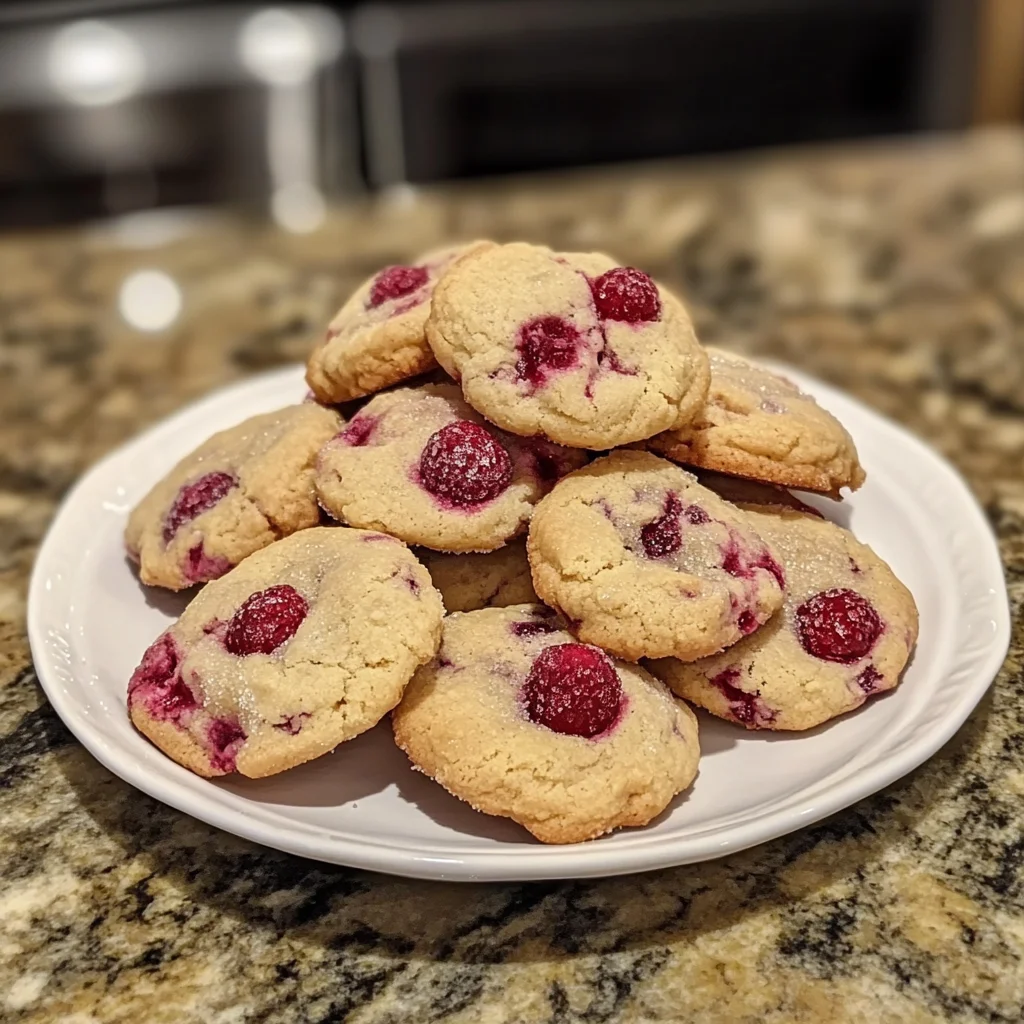 Soft Raspberry Cookies