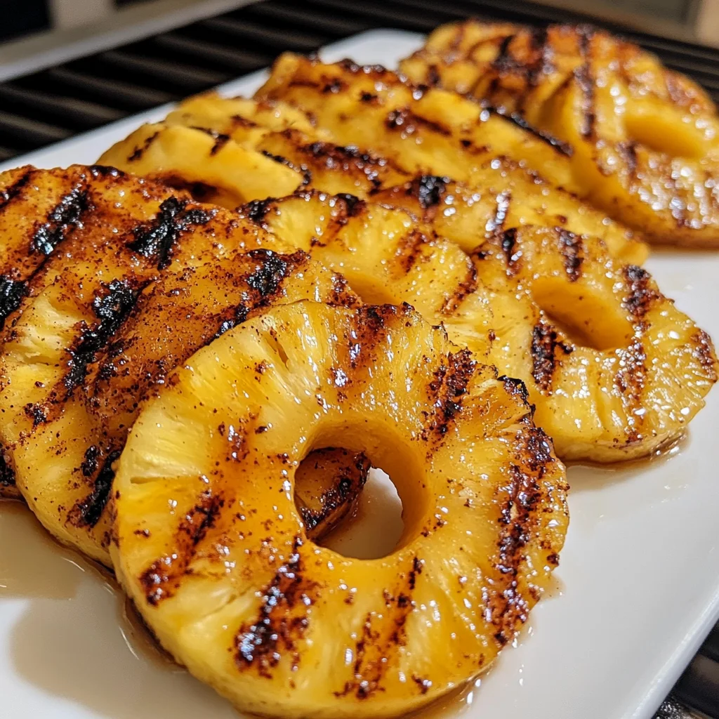 Sweet, Juicy & Irresistible Grilled Pineapple