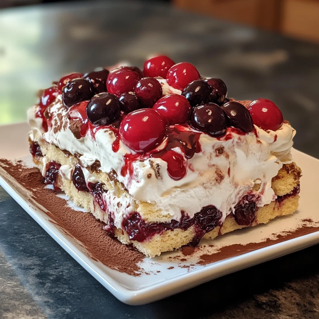 Black Forest Tiramisu