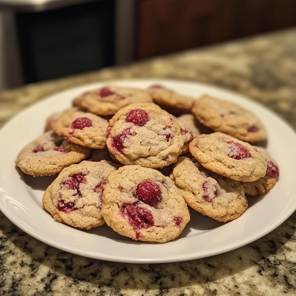 Soft Raspberry Cookies