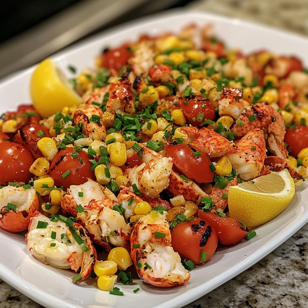 Summer Lobster Charred Corn Salad