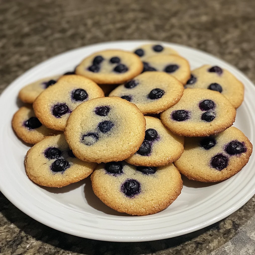 Classic Lemon Blueberry Cookies