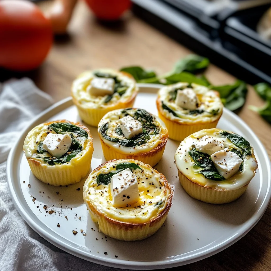 Spinach & Feta Egg Muffins
