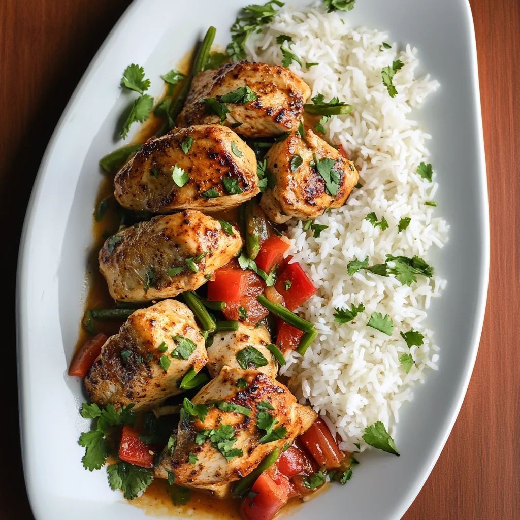 Coconut Curry Chicken with Basmati Rice
