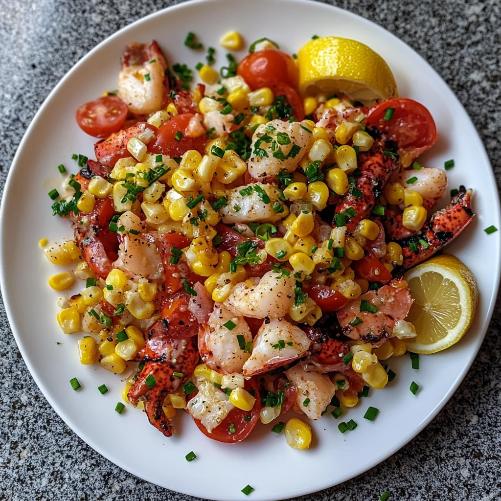Summer Lobster Charred Corn Salad