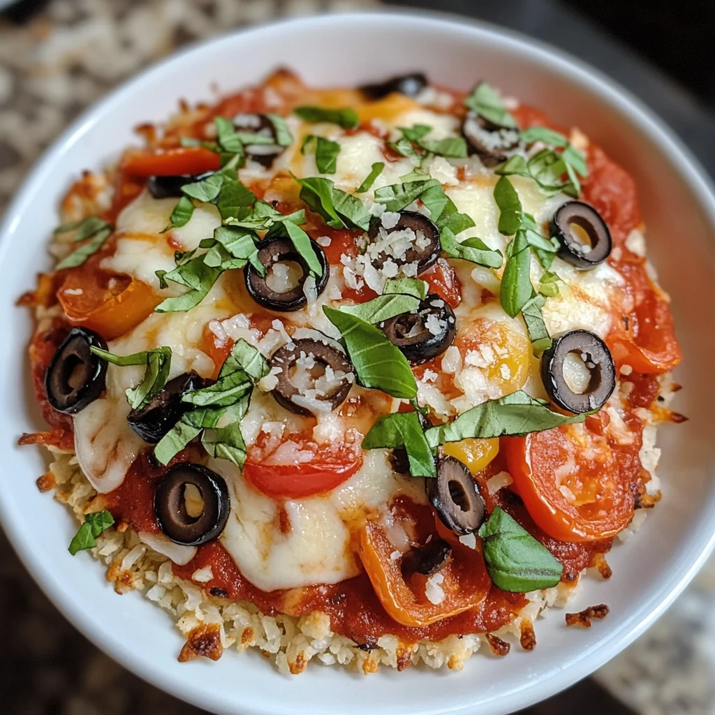 Crustless Pizza Bowl