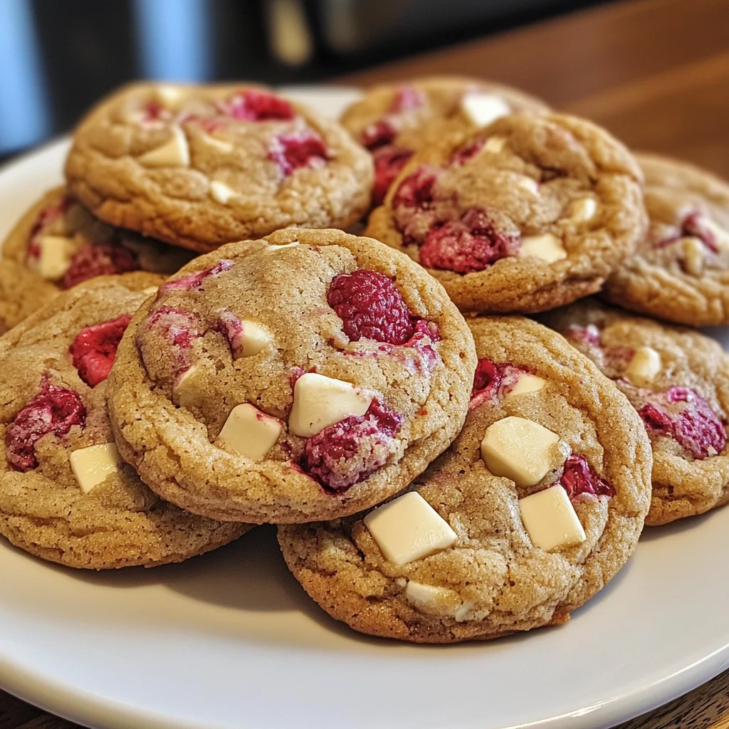 Gooey Raspberry White Chocolate Cookies for Sweet Delights