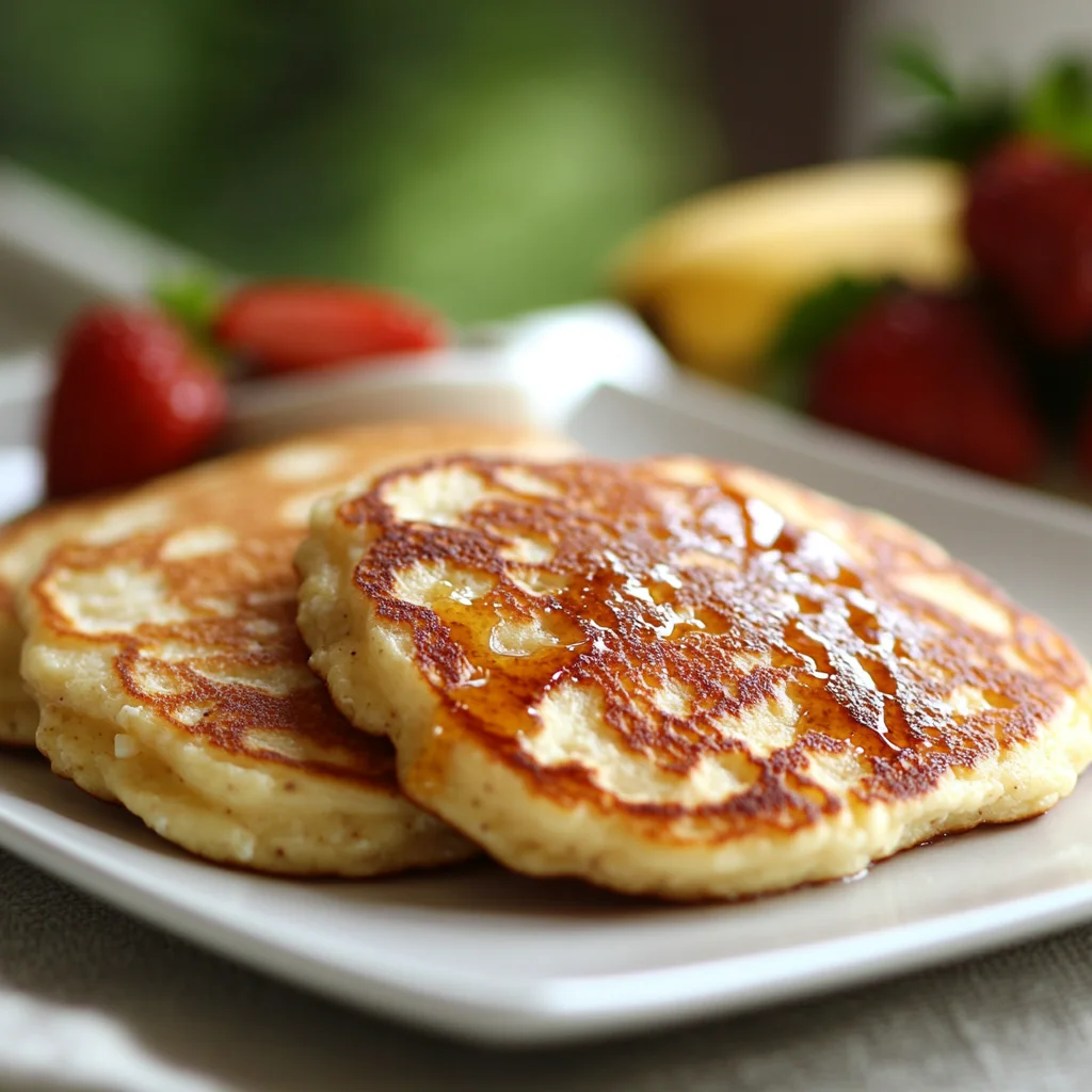 Flourless Cottage Cheese Pancakes