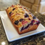Blueberry Rhubarb Bread