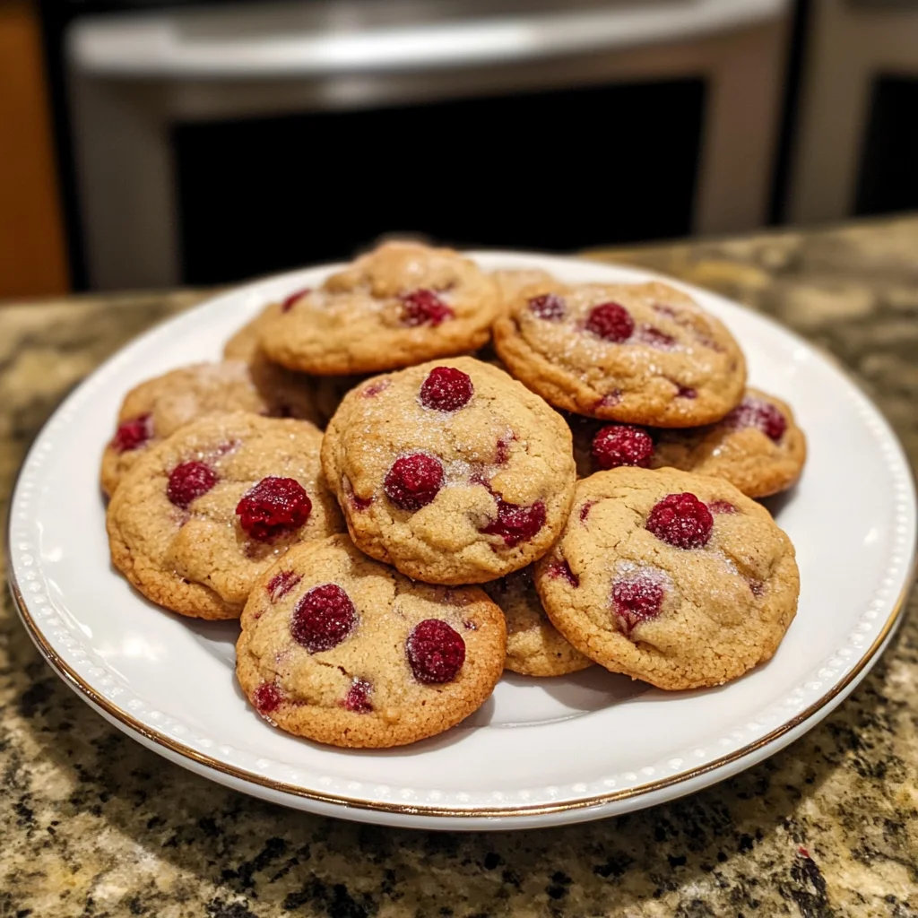 Soft Raspberry Cookies