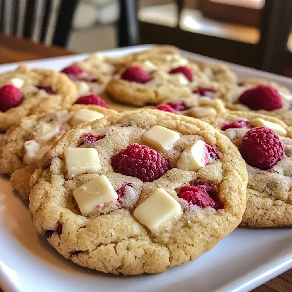 Gooey Raspberry White Chocolate Cookies for Sweet Delights