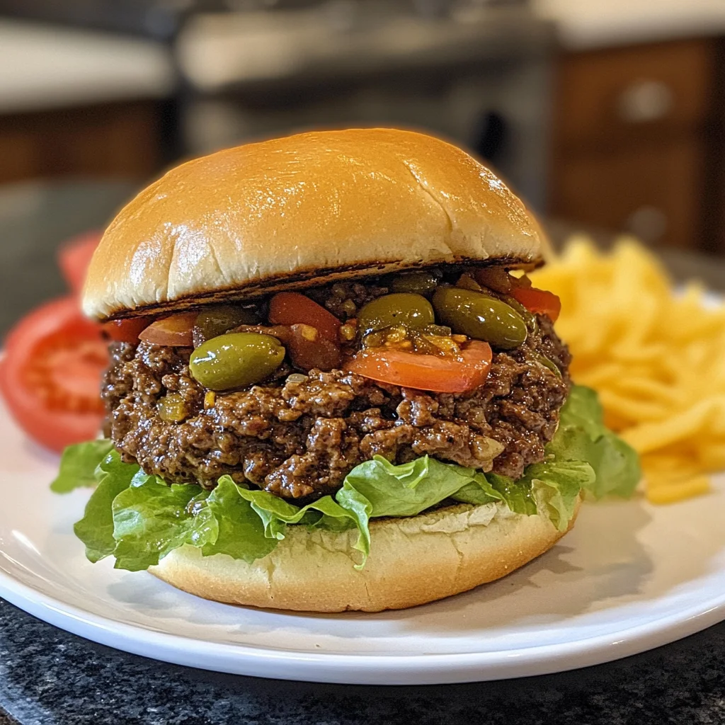 Michigan Olive Burger