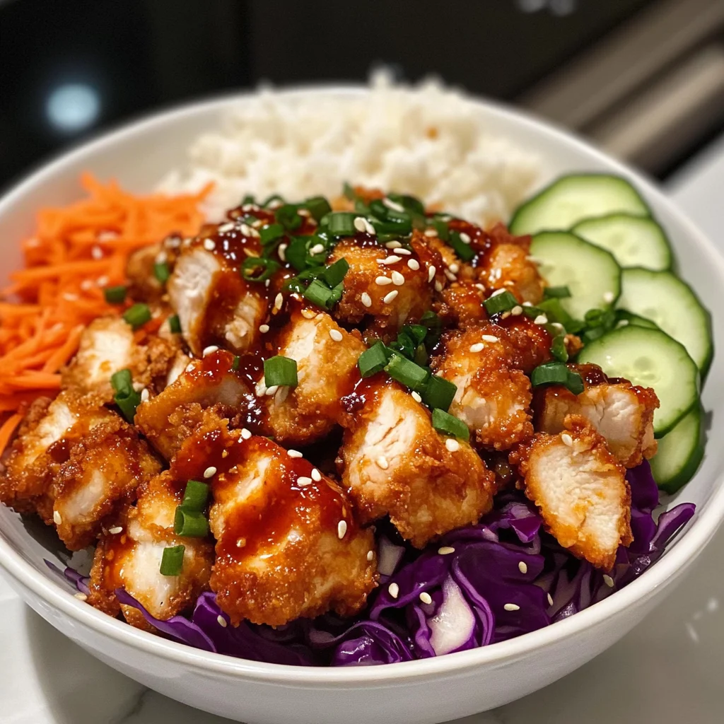 Bang Bang Chicken Bowl – Sweet, Spicy & Irresistibly Crunchy