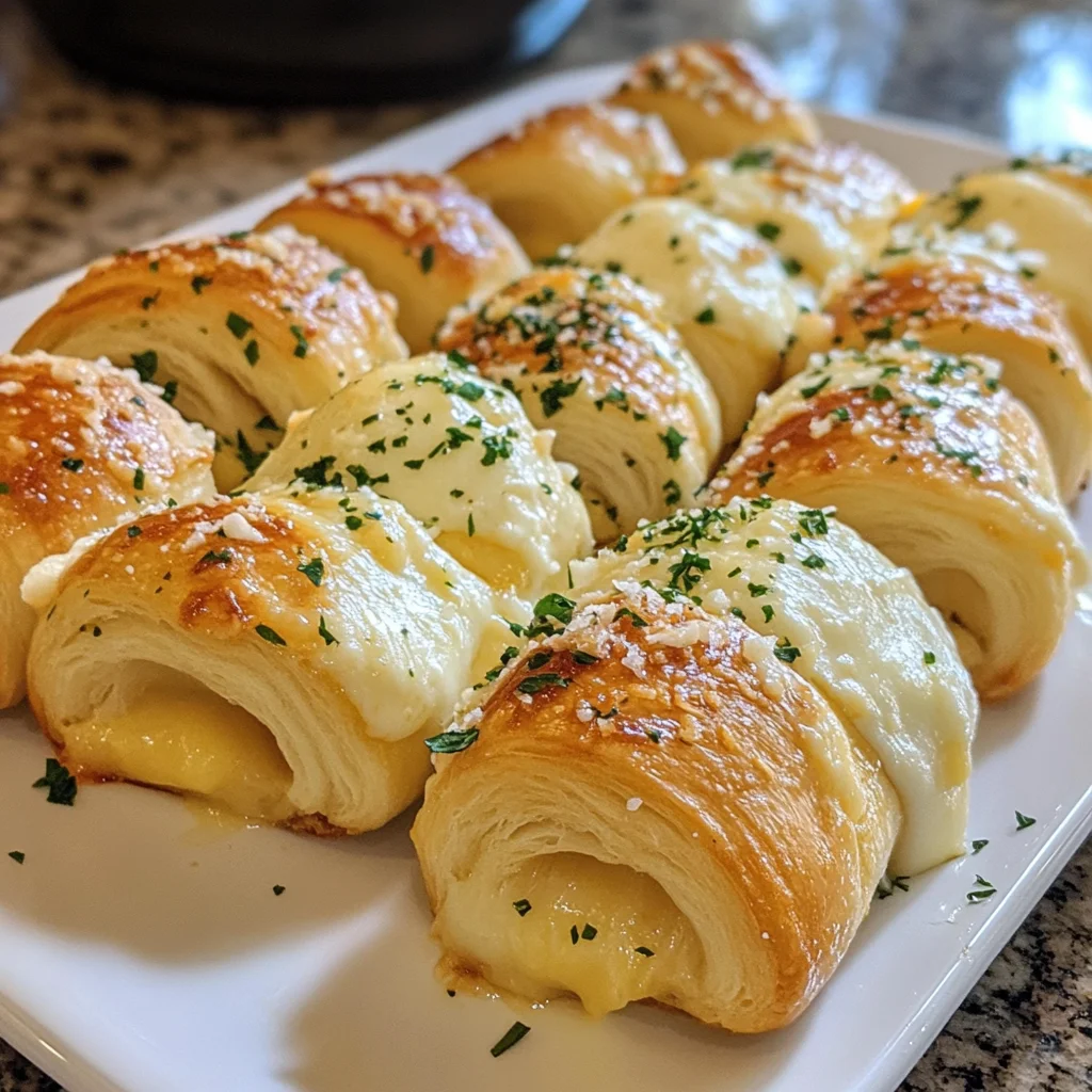 Cheesy Garlic Butter Rollups