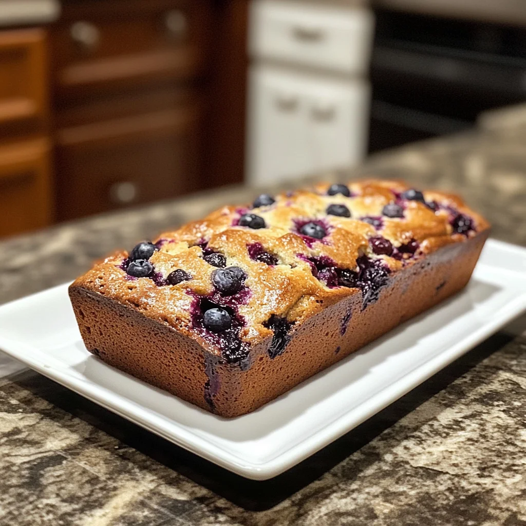 Blueberry Rhubarb Bread