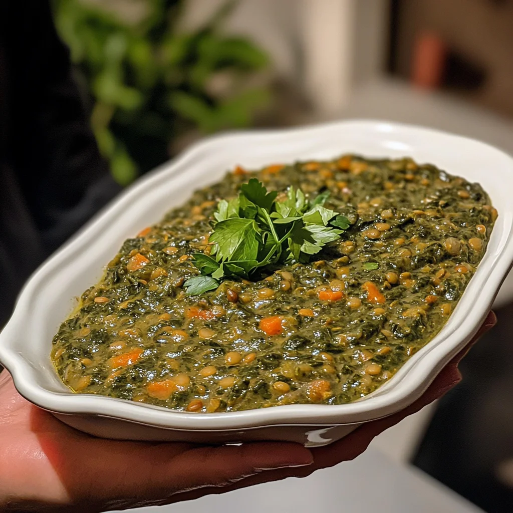 Spinach and Lentil Soup