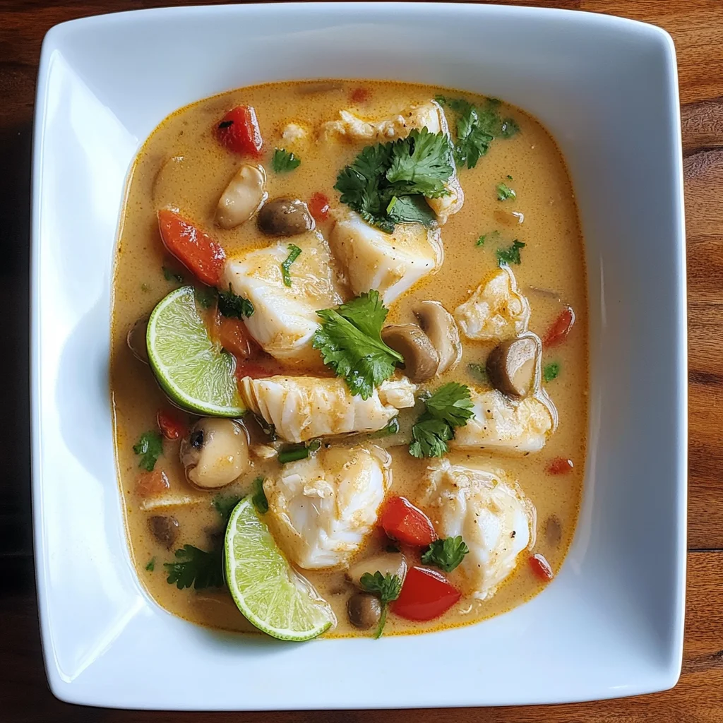 Coconut Lime Fish Soup