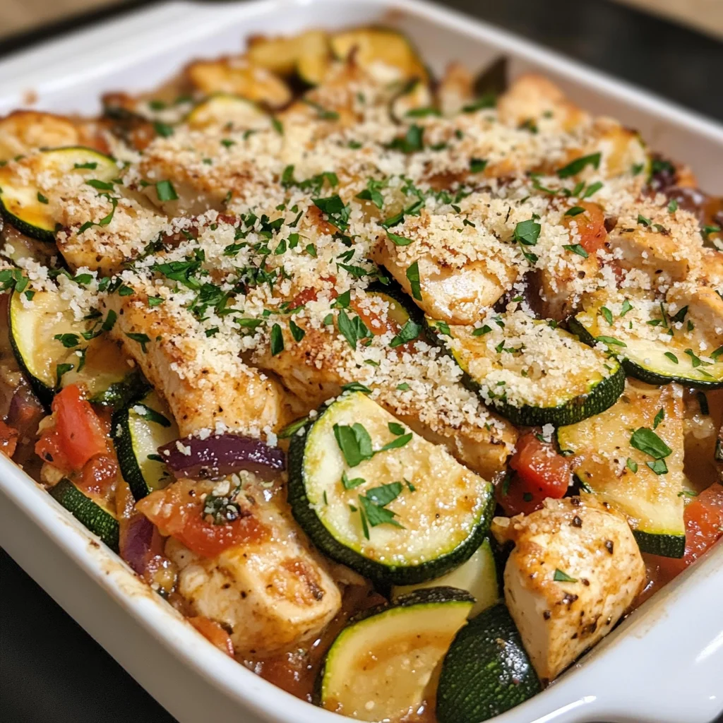 Chicken Zucchini Bake