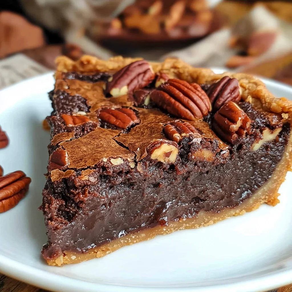 Brownie Pecan Pie