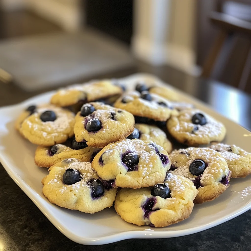 Classic Lemon Blueberry Cookies