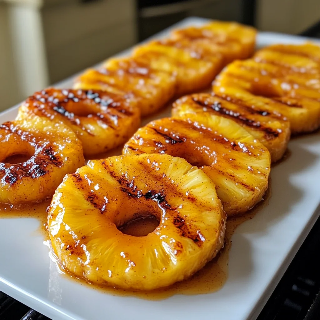 Sweet, Juicy & Irresistible Grilled Pineapple
