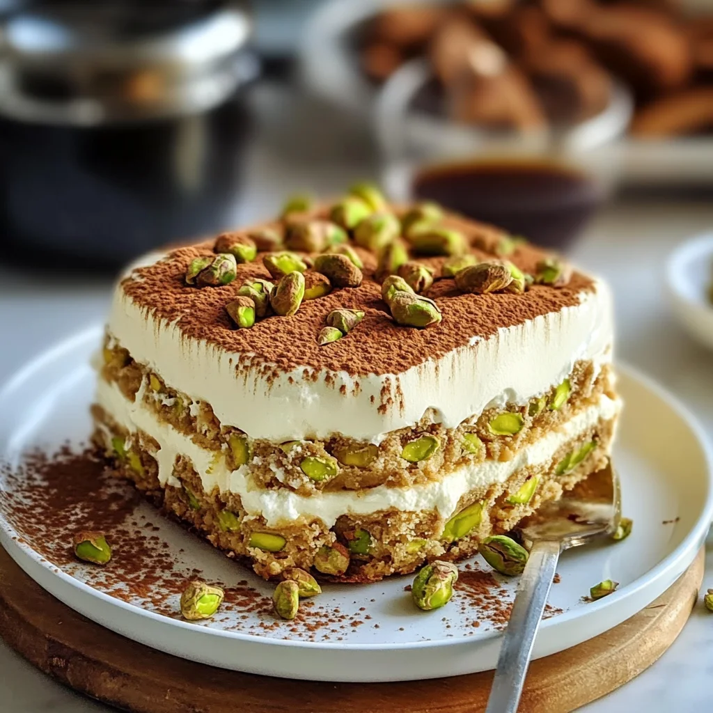 Pistachio Tiramisu